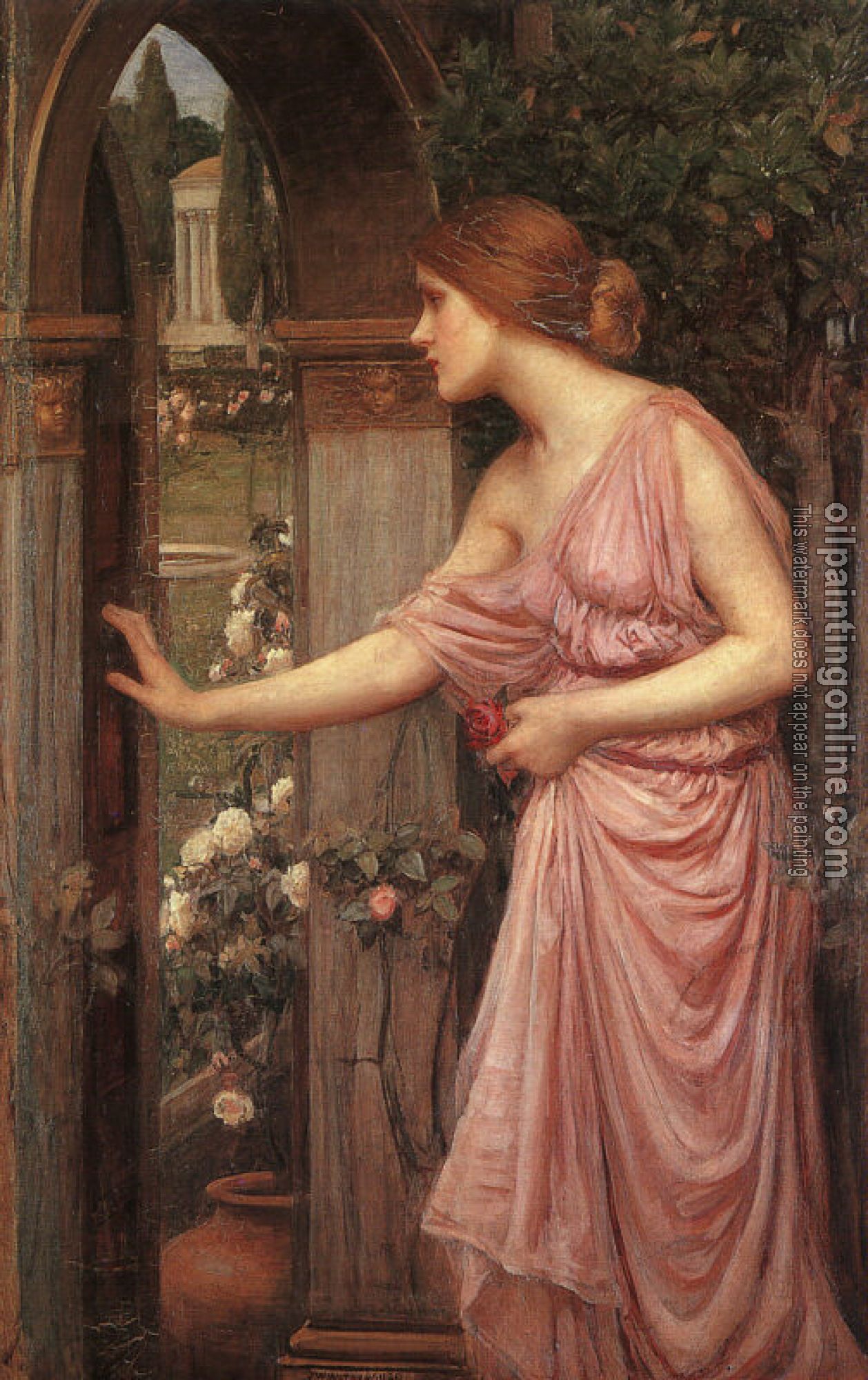 Waterhouse, John William - Psyche Entering Cupid's Garden